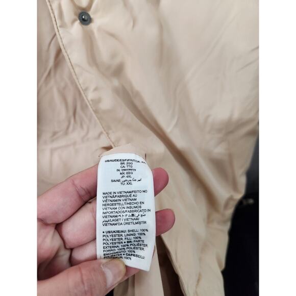 Daily Ritual Womens Padded Belted Puffer Jacket,Taupe Size XXL - Picture 13 of 16